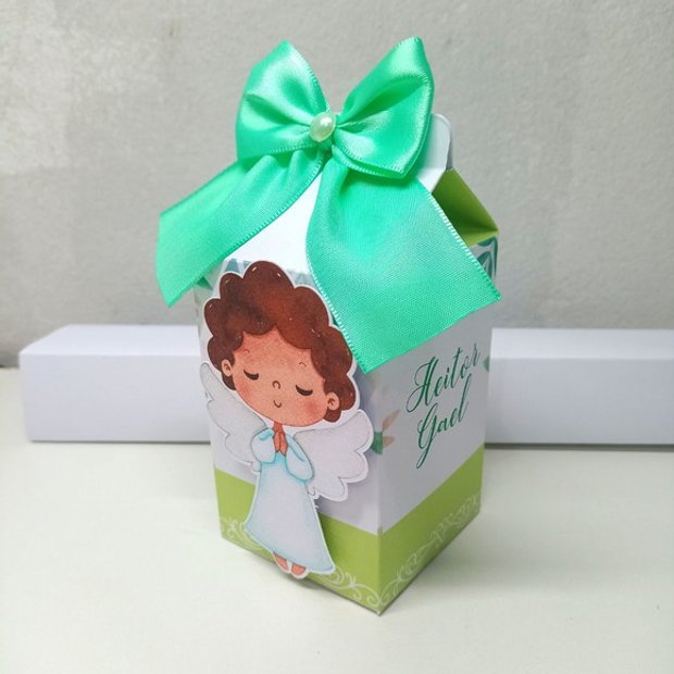 Kit de Lembrancinha Personalizada para festa no tema Batizado Verde ...