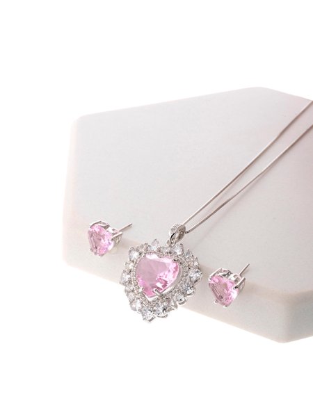 conjunto-de-colar-e-brincos-de-coracao-luxuoso-rosa-rodeado-de-zirconias-folheado-em-rodio-branco