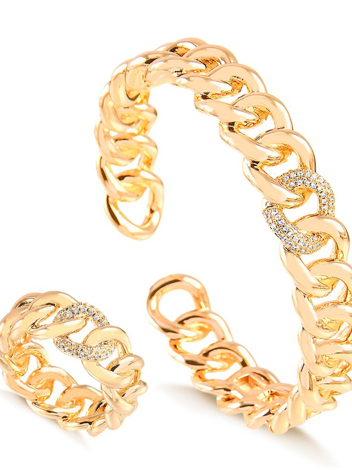 Anel com Design de Folhas folheado em ouro 18k - Lovers Semijoias e  Acessórios