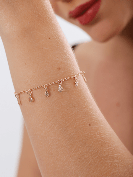 Pulseiras Com Pingentes | Francisca Joias