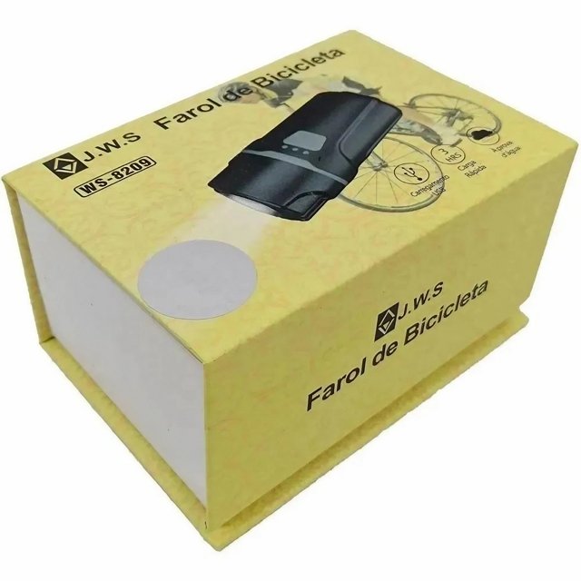 Farol Lanterna Bike Led L2 Recarregável Usb Visor Bateria Shop35