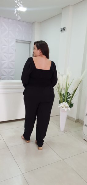 Macacão Longo Jasmine  Poolee Modas Plus Size