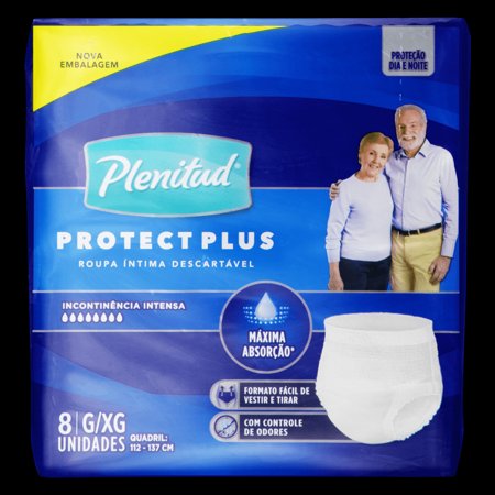 Roupa Íntima Plenitud Protect Plus Tamanho G/XG