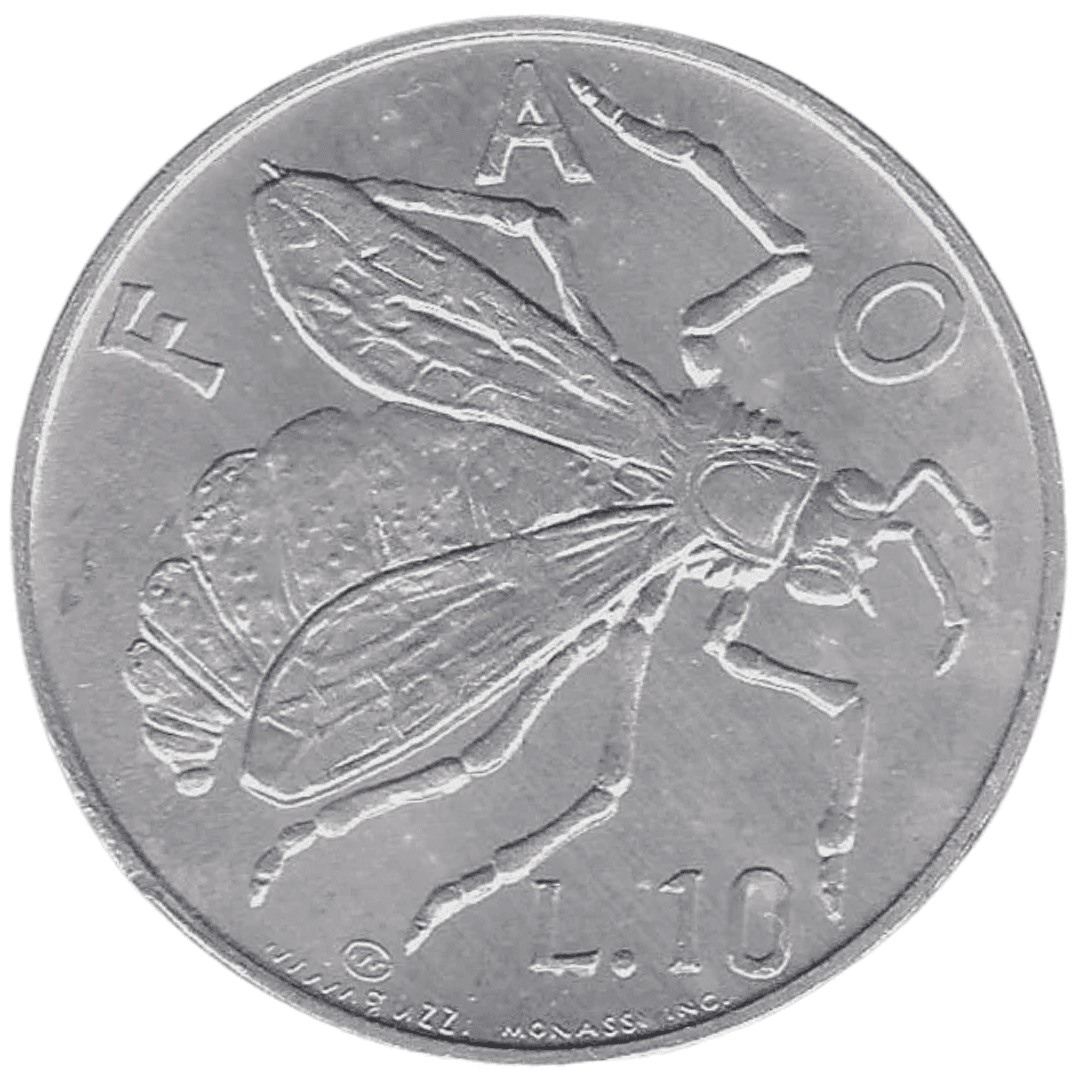 San Marino 10 liras 1974 - FAO | Moedas de Coleção