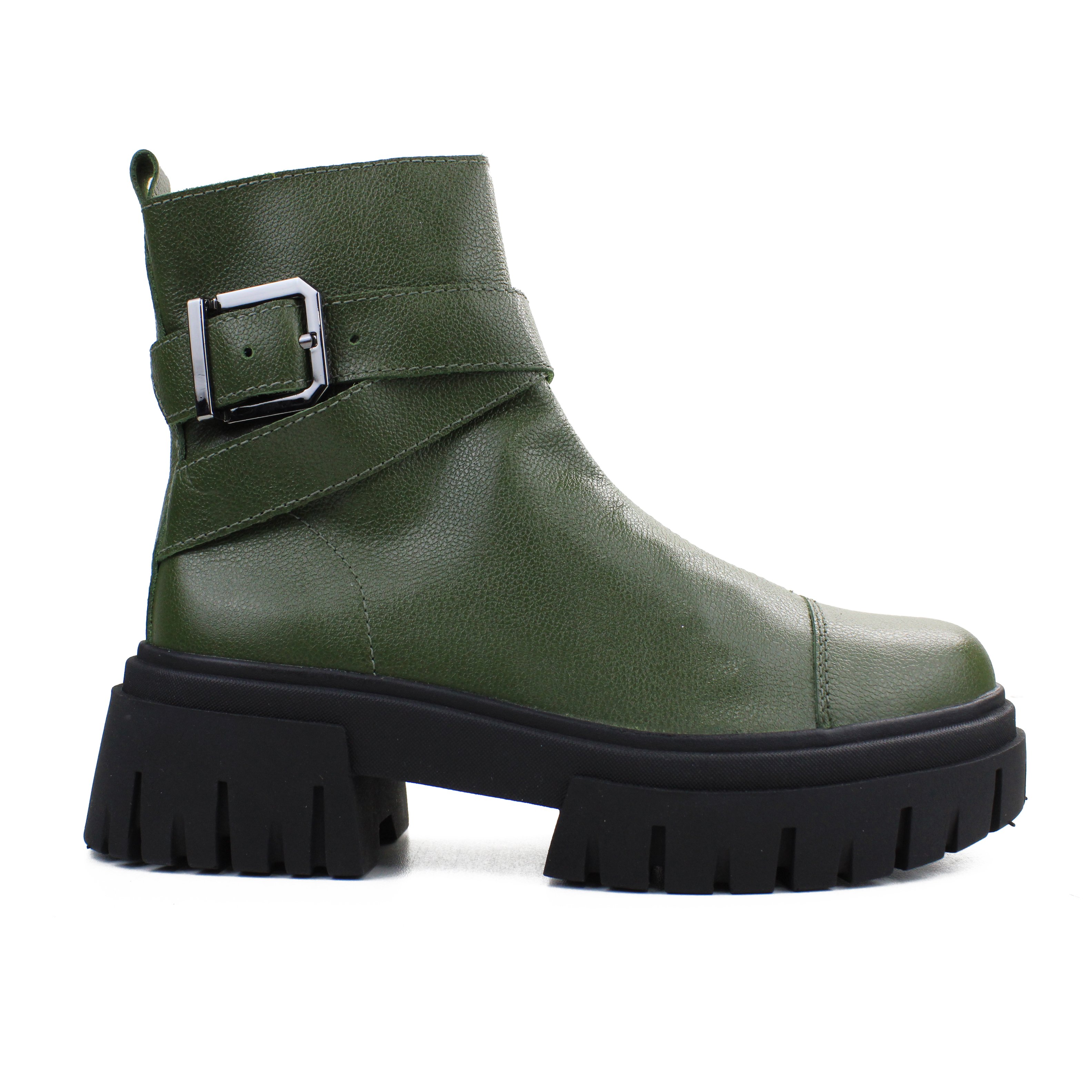 Bota Tratorada Coturno Masculino Verde Bota Verde Militar Arezzo - Main Image
