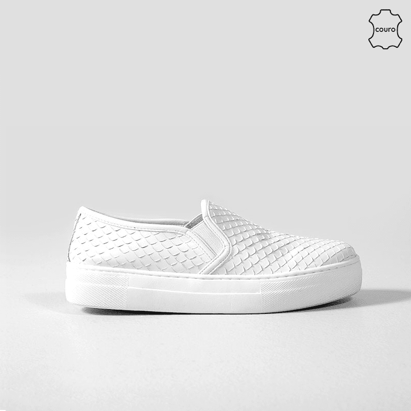 tenis slip branco