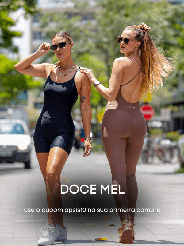 Calça Legging Sport Preto com Dourado - Omne Fitwear - Moda