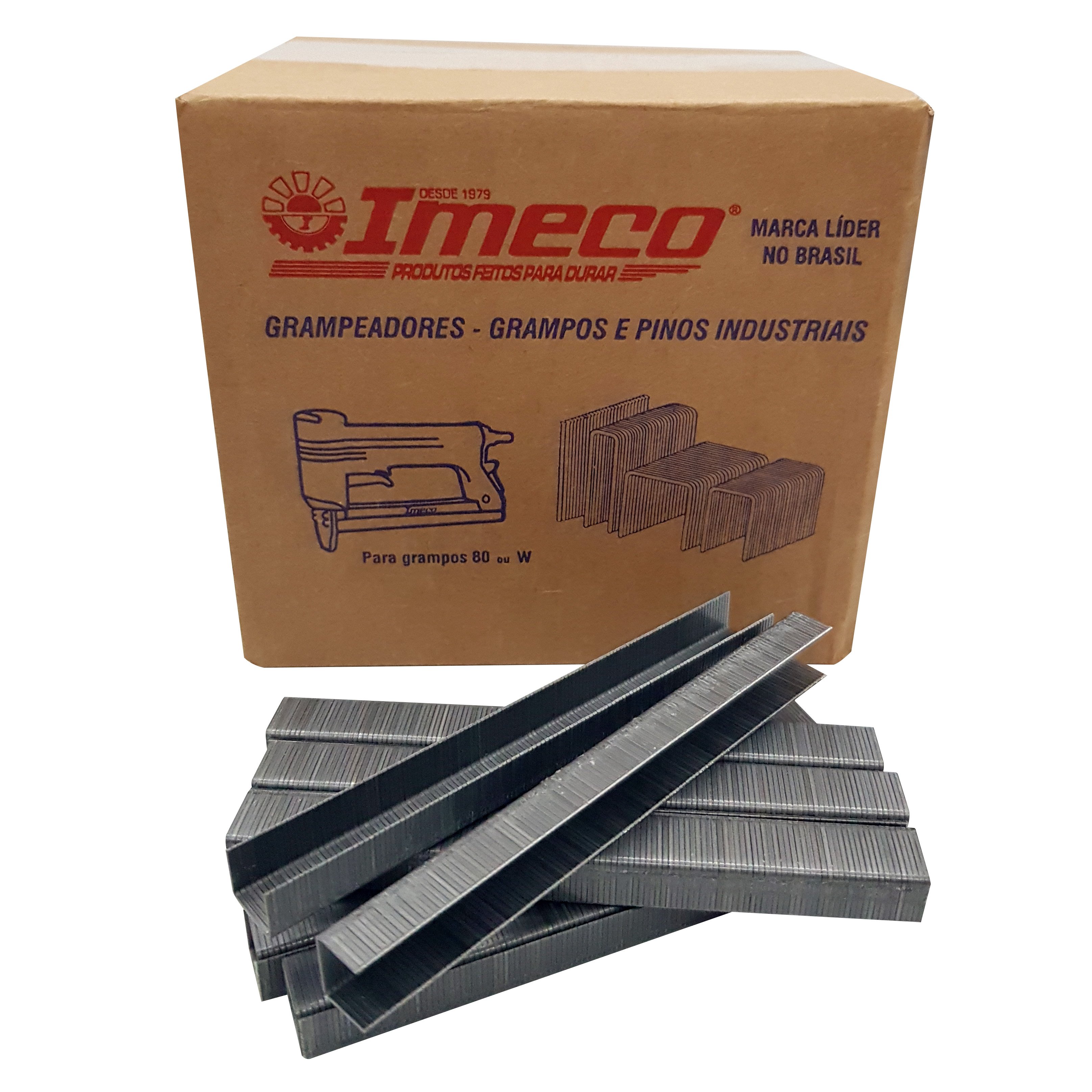 Grampo 80/04 ou PCW/04 - caixa c/ 90.750 grampos | Detack