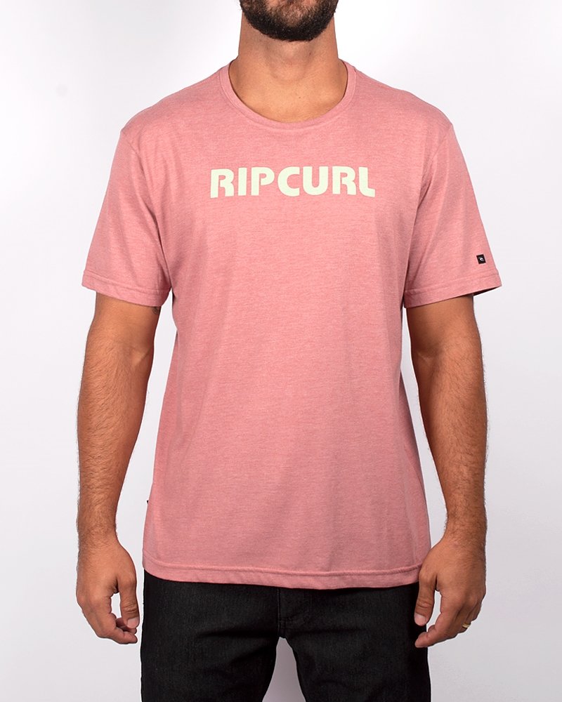 camiseta rip curl cinza
