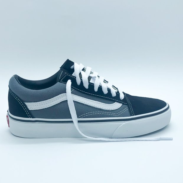 vans old skool preto e azul