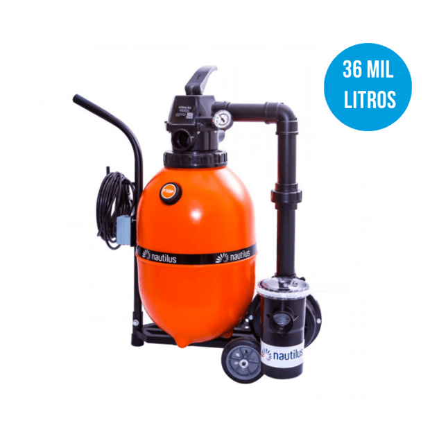FILTRO E MOTOBOMBA COM CARRINHO PORTÁTIL F350PC PARA PISCINA - NAUTILUS ...