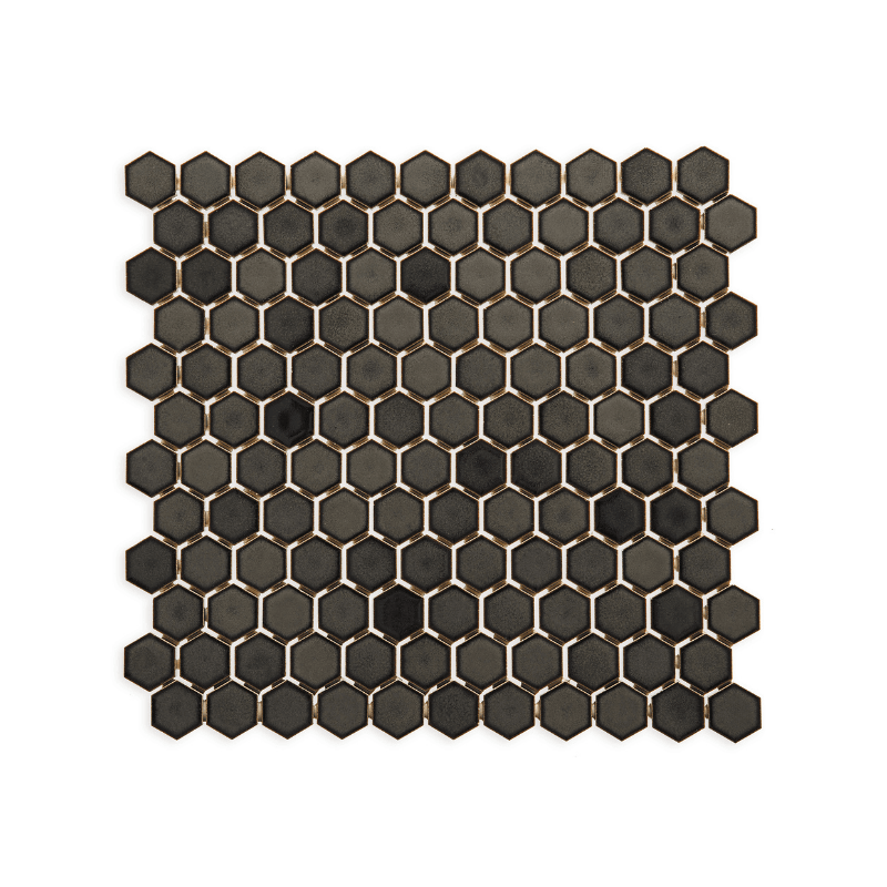 PASTILHA PORCELANA HEXAGONAL 2,5X2,5 COR ARDOSIA SG-8406 - ATLAS