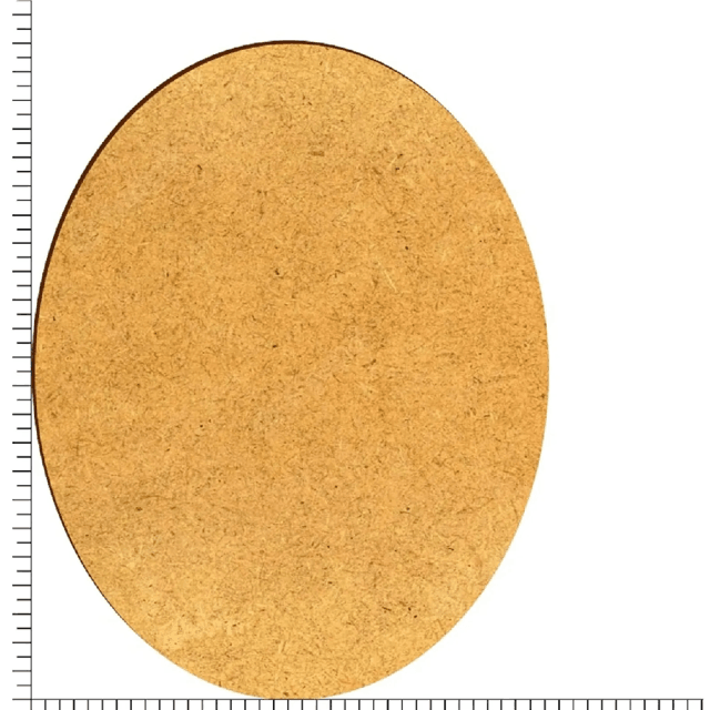 Base Oval em MDF Cru - 20x25cm | Materiais para Artesanato | Peças de ...