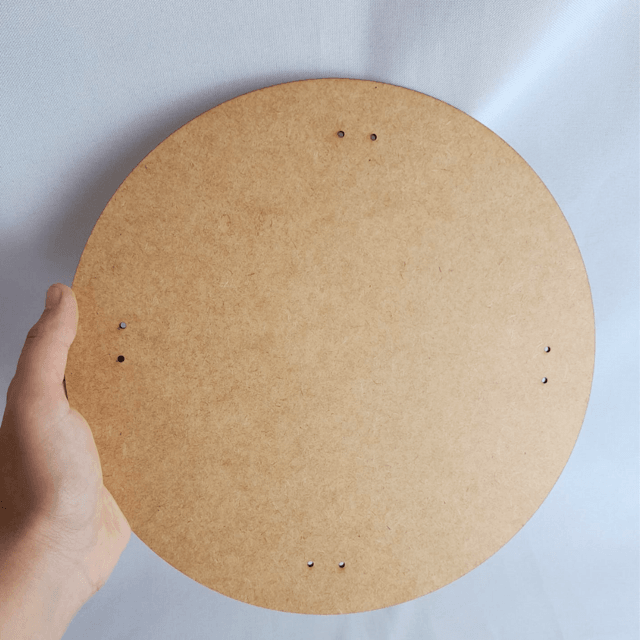 Base Redonda em MDF Cru - 25cm | Materiais para Artesanato | Peças de ...