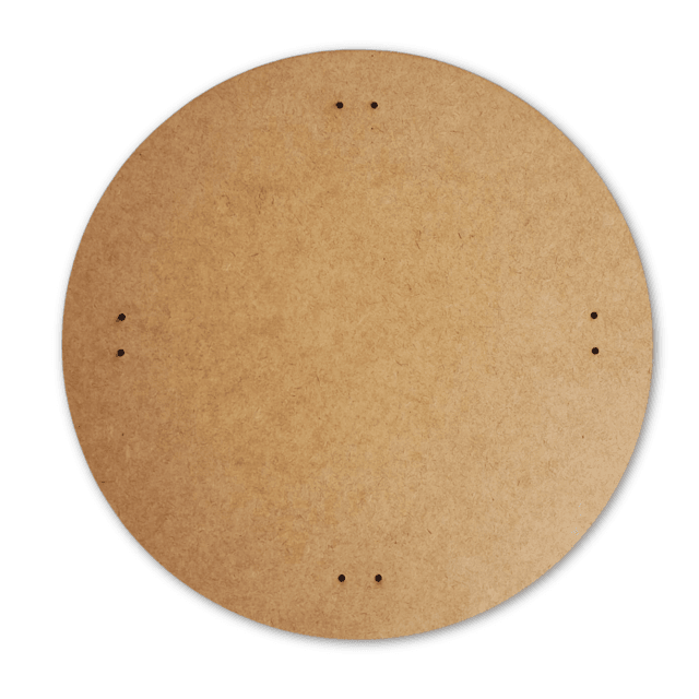 Base Redonda em MDF Cru - 25cm | Materiais para Artesanato | Peças de ...