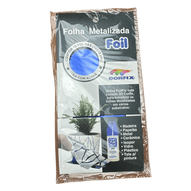 Folha Metalizada Foil Corfix | Materiais para Artesanato | Peças de ...
