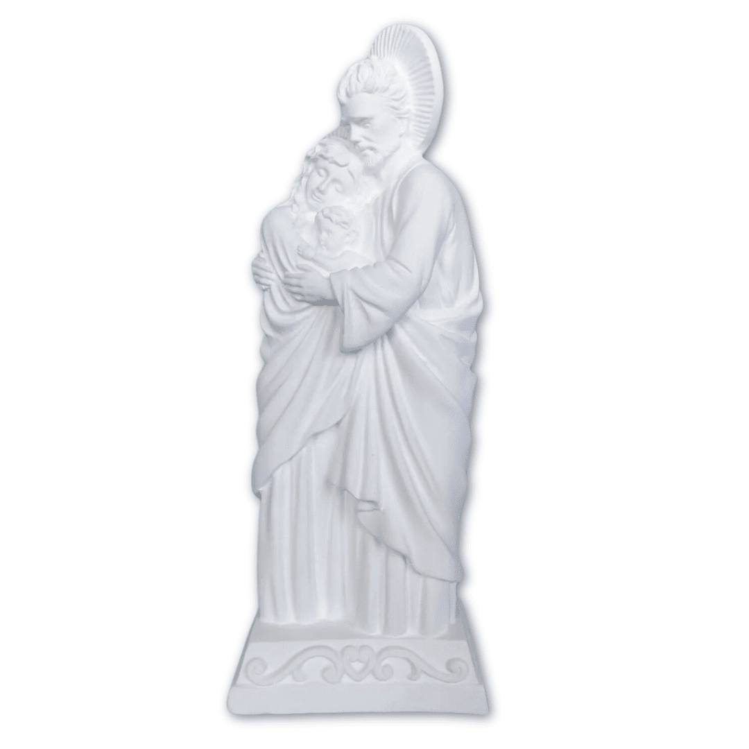 Sagrada Família 26,5cm - Gesso Cru