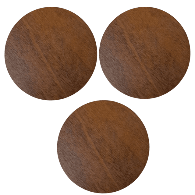 Base redonda 10cm de MDF Laminado (Kit 3 unidades) | Materiais para ...