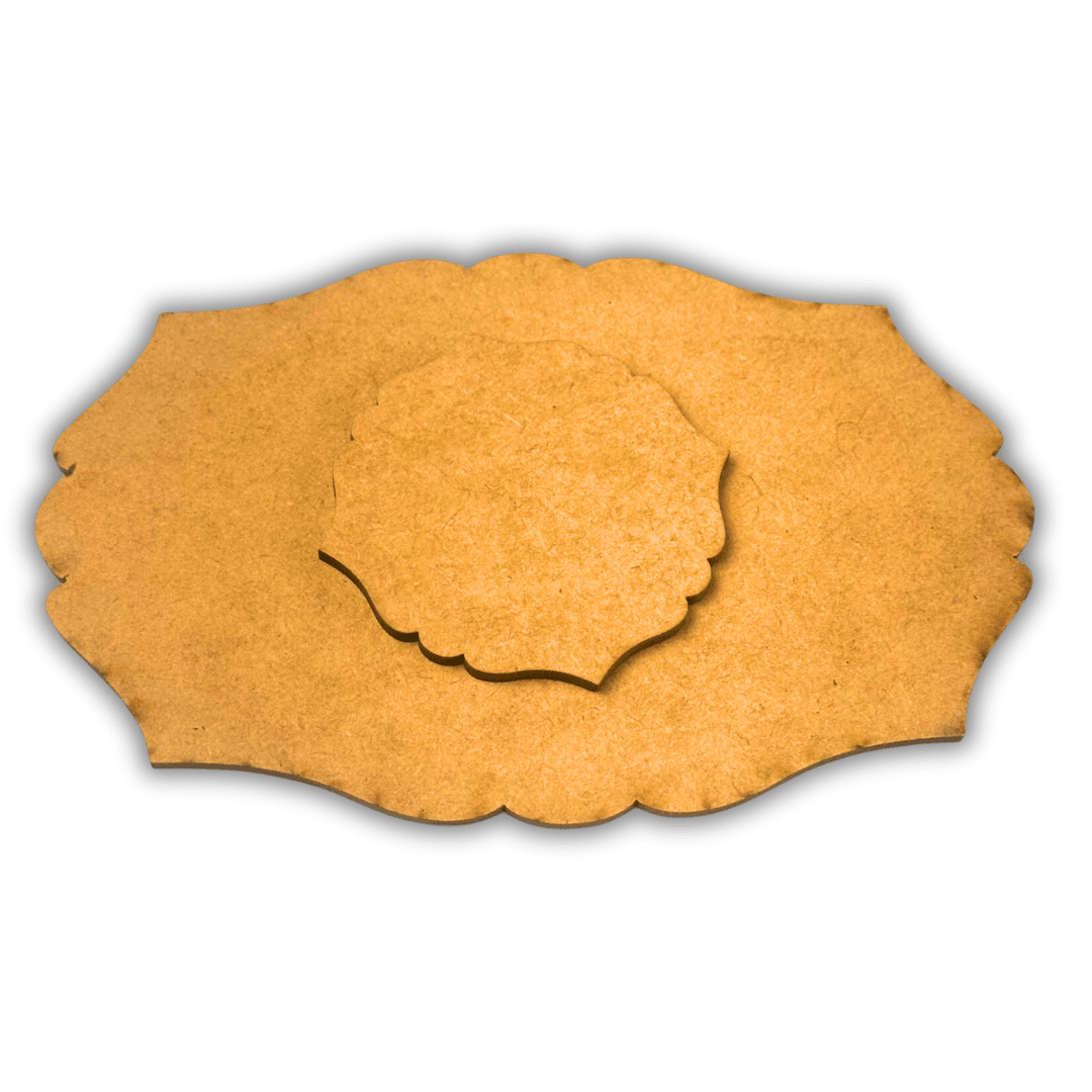Kit Base Recortada em MDF Cru - 6cm e 10x15cm | Materiais para ...