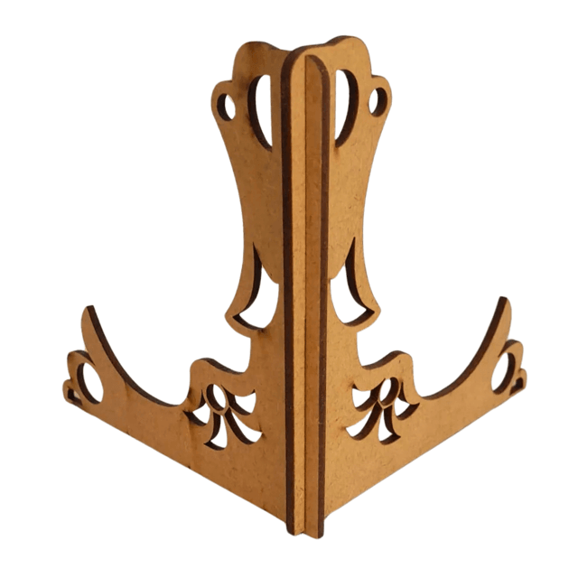 Suporte Tripé para Bases em MDF Cru - 12cm | Materiais para Artesanato ...