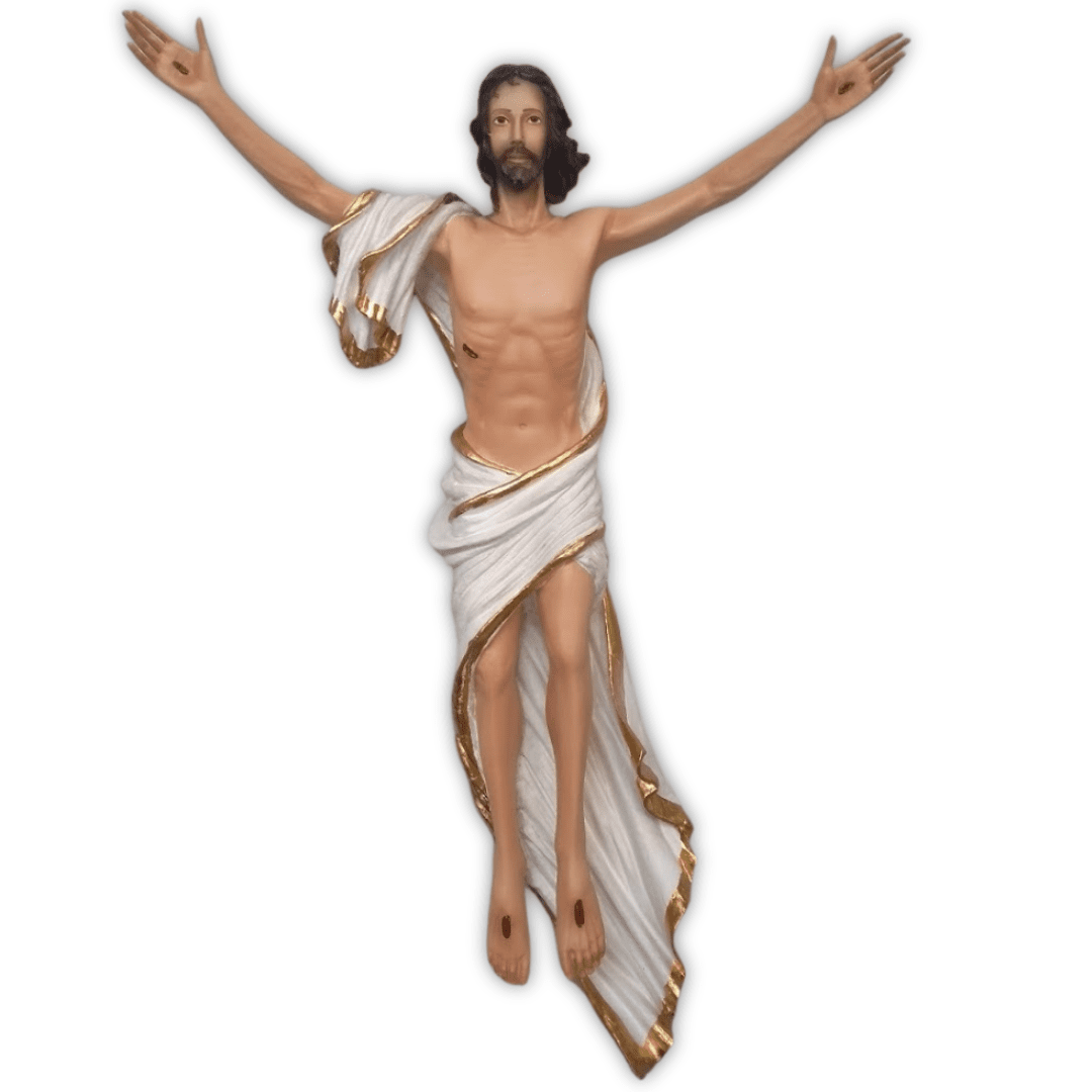 Cristo Ressuscitado 60cm em Resina