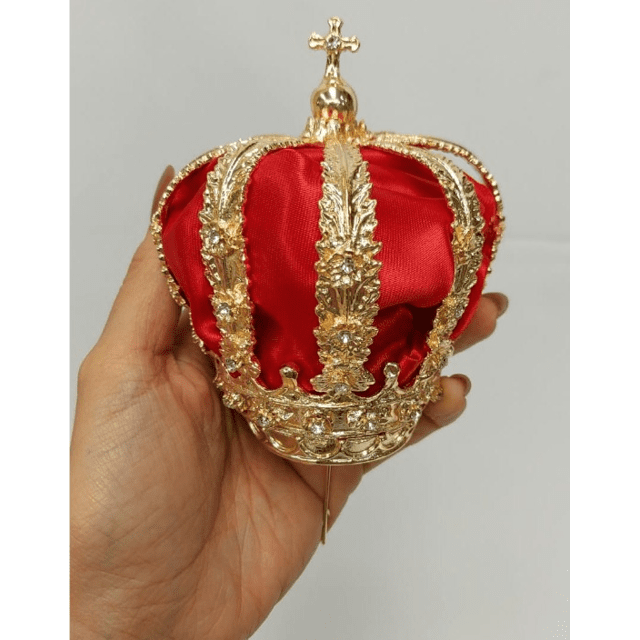 Coroa de ferro fundido com banho de Ouro - Especial - E8