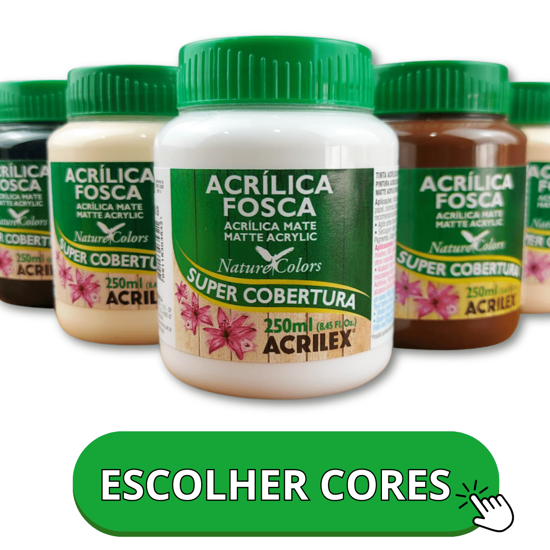 Gesso Acrilico Para Artesanato 250ml Acrilex Cor Branco