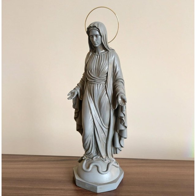 Nossa Senhora Das Graças 30cm - Resina C/ Auréola