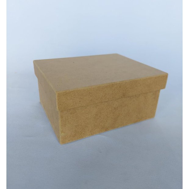 Caixa Simples em MDF cru (C4) - 15x12x7cm | Materiais para Artesanato | Peças de Gesso para Pintar | Artesanato Religioso Caixa Simples em MDF cru (C4) - 15x12x7cm | Materiais para Artesanato | Peças de Gesso para Pintar | Artesanato Religioso