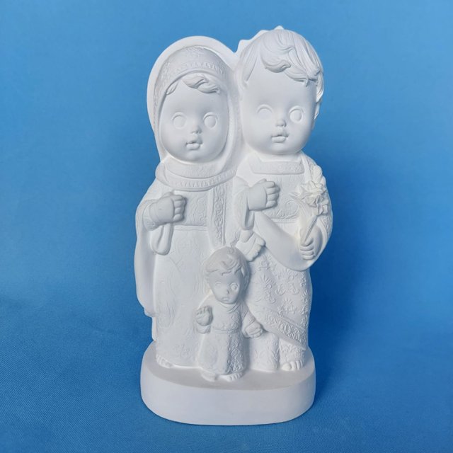 Sagrada Família Baby 20cm - Gesso Cru