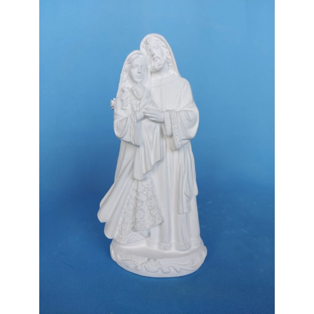 Sagrada Família 22cm - Gesso Cru