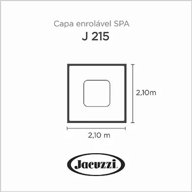 Capa Spa Enrolável Spa J215 Jacuzzi