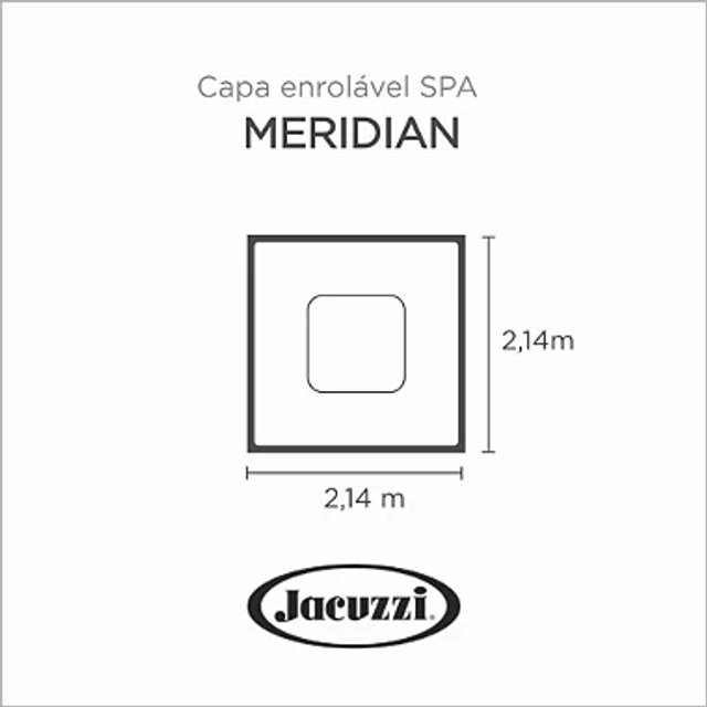 Capa Spa Enrolável Spa Meridian Jacuzzi
