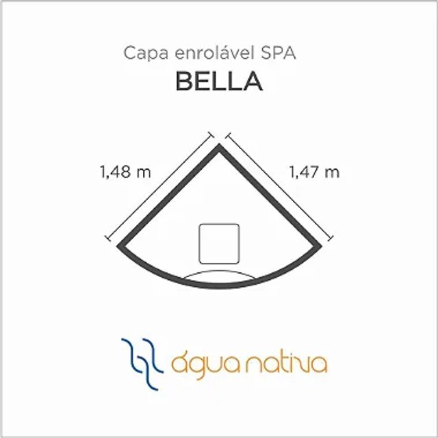 Capa Spa Enrolável Banheira Canto Bella Agua Nativa