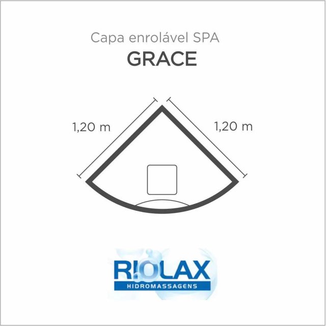 Capa Spa Enrolável Banheira Grace Riolax