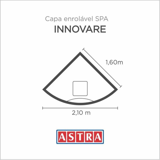 Capa Spa Enrolável Banheira Innovare - H19 / Ha19 Astra
