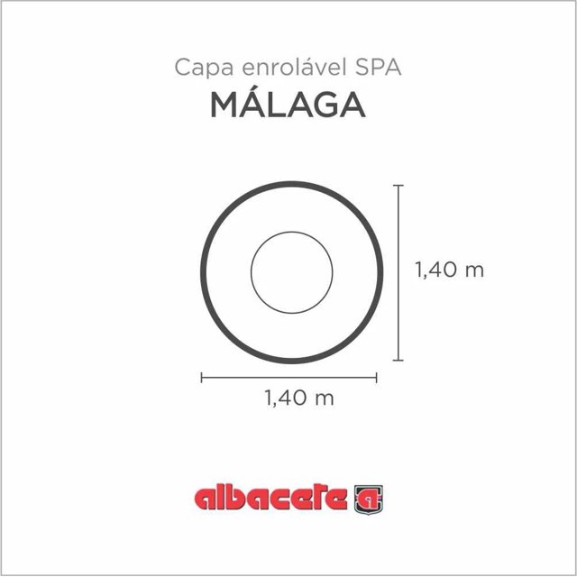 Capa Spa Enrolável Banheira Malaga Albacete