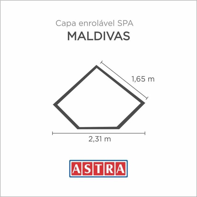 Capa Spa Enrolável Banheira Maldivas - H40 / Ha40 Astra