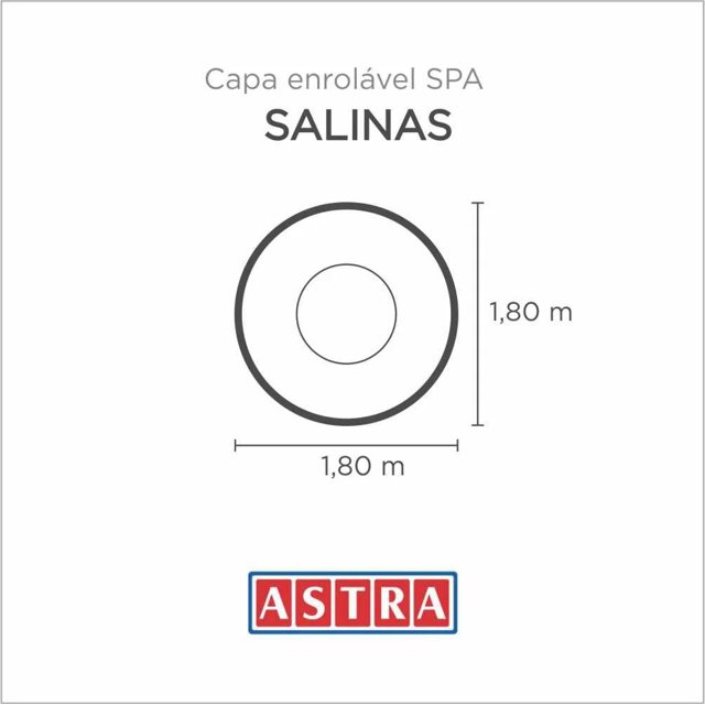 Capa Spa Enrolável Banheira Salinas - H41 / Ha41 Astra