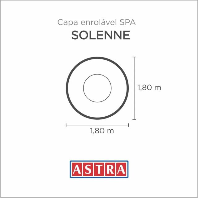 Capa Spa Enrolável Banheira Solenne - H21 / Ha21 Astra