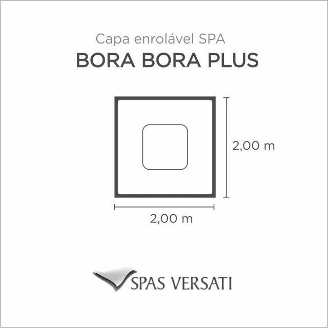 Capa Spa Enrolável Hidro Spa Bora Bora Plus Versati