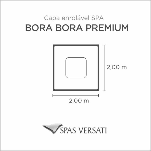 Capa Spa Enrolável Hidro Spa Bora Bora Premium 35 Versati