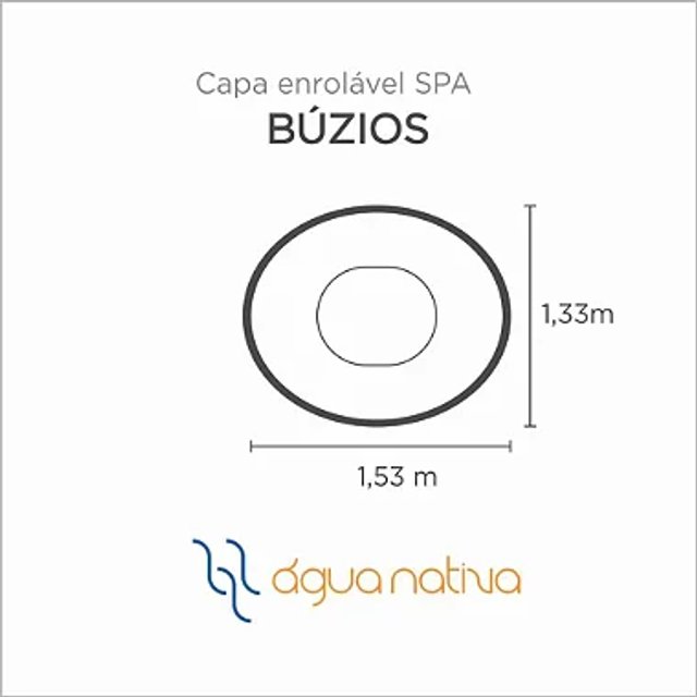 Capa Spa Enrolável Mini Spa Buzios Agua Nativa