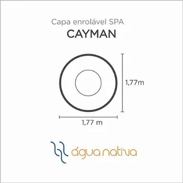 Capa Spa Enrolável Mini Spa Cayman Agua Nativa