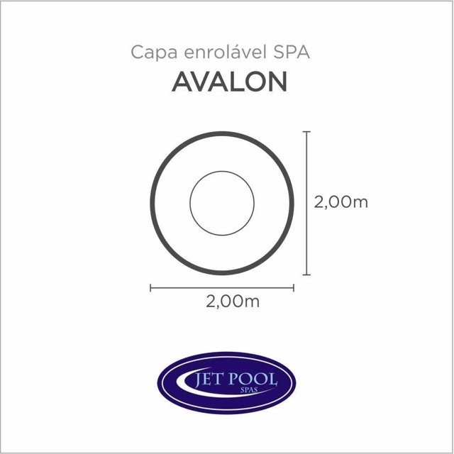 Capa Spa Enrolável Spa Avalon Jet Pool