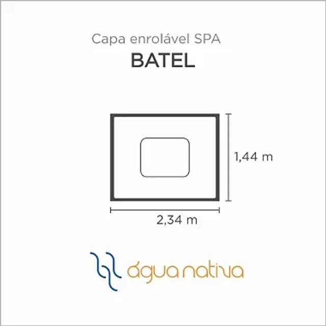 Capa Spa Enrolável Spa Batel Agua Nativa