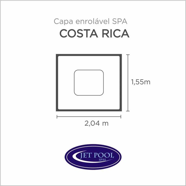 Capa Spa Enrolável Spa Costa Rica Jet Pool