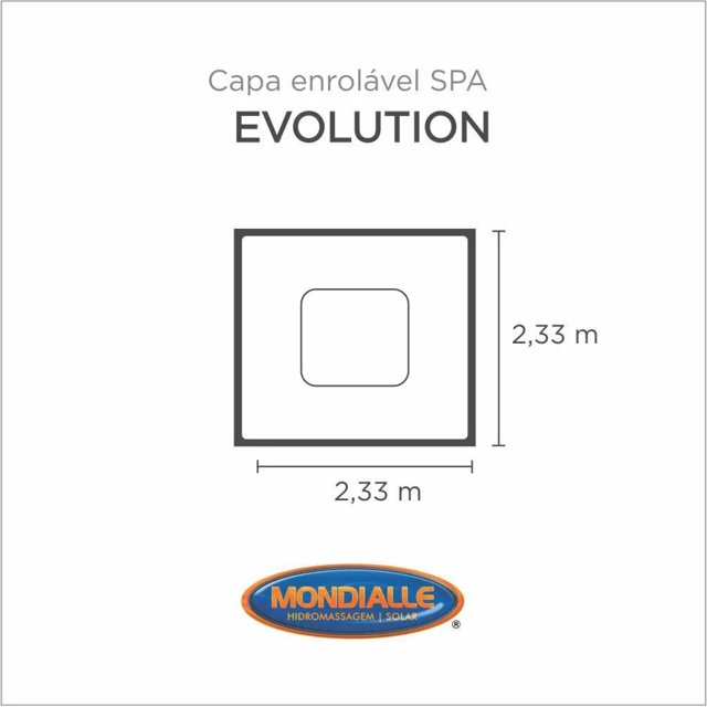 Capa Spa Enrolável Spa Evolution Mondialle