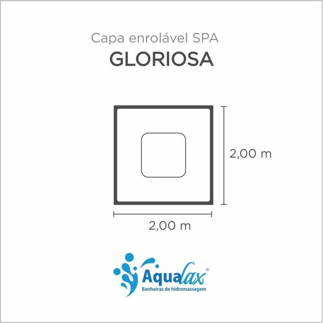 Capa Spa Enrolável Spa Gloriosa Aqualax