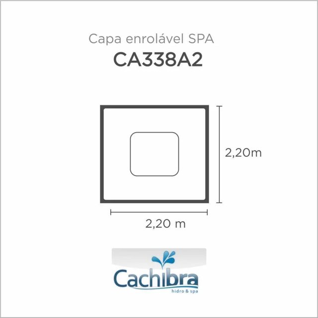 Capa Spa Enrolável Spa Modelo Ca338A2 Cachibra